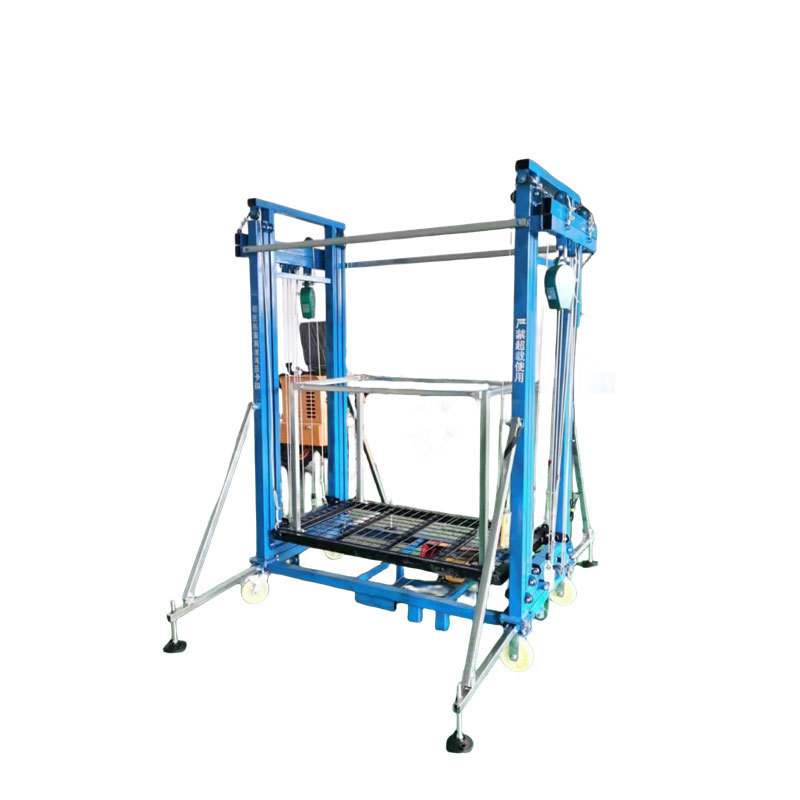 New electric elevator Remote control fully automatic scaffolding Folding movable indoor and outdoor decoration elevator