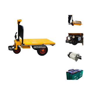 48V 800W Electric Trolley Engineering Mini Dump Truck Standing Drive Trolley Agricultural Electric Hand Carts & Trolleys