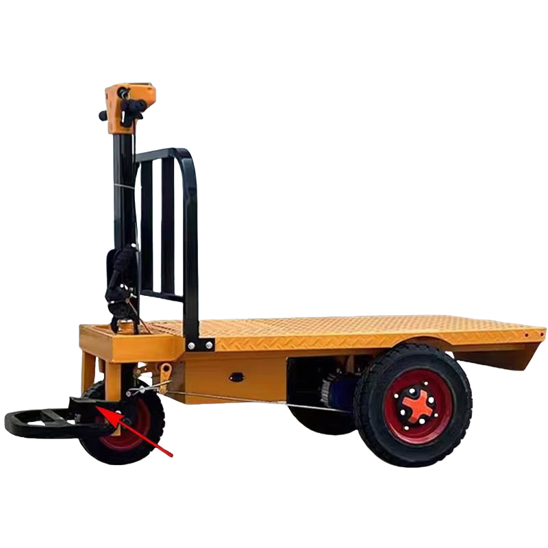 48V 800W Electric Trolley Engineering Mini Dump Truck Standing Drive Trolley Agricultural Electric Hand Carts & Trolleys