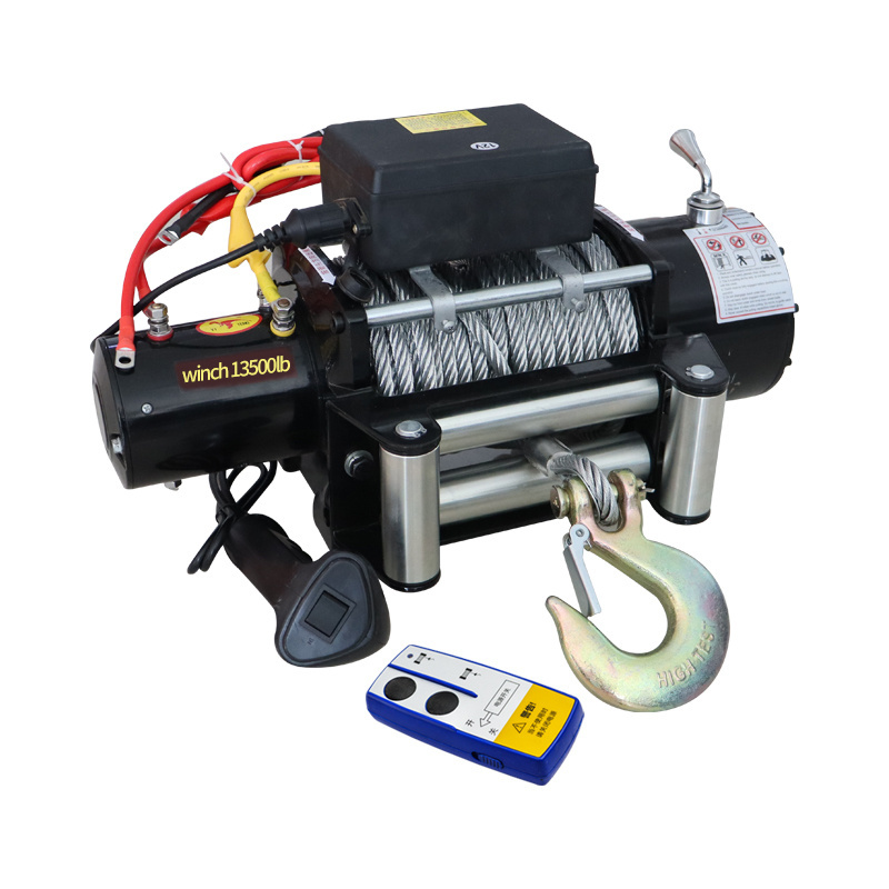 Waterproof 4X4 12V 13500 Lbs Fast Speed Off Road Electric Winches For Sale