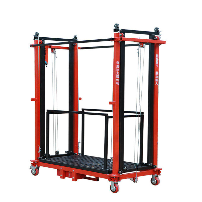 2-8M 500KG 2023 New Arrival Remote Control Scaffold Platform Lifting Electric Scaffolding For Construction