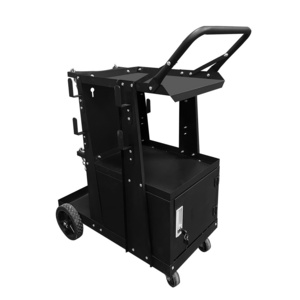 High Tenacity Pipe Truck Machine Steel Welding Tool Cart Tool storage trolley cart with locker