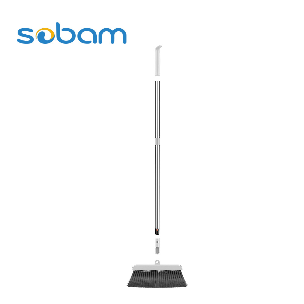 Sobam Home indoor room cleaning Folding plastic sweeping broom head for floor cleaning