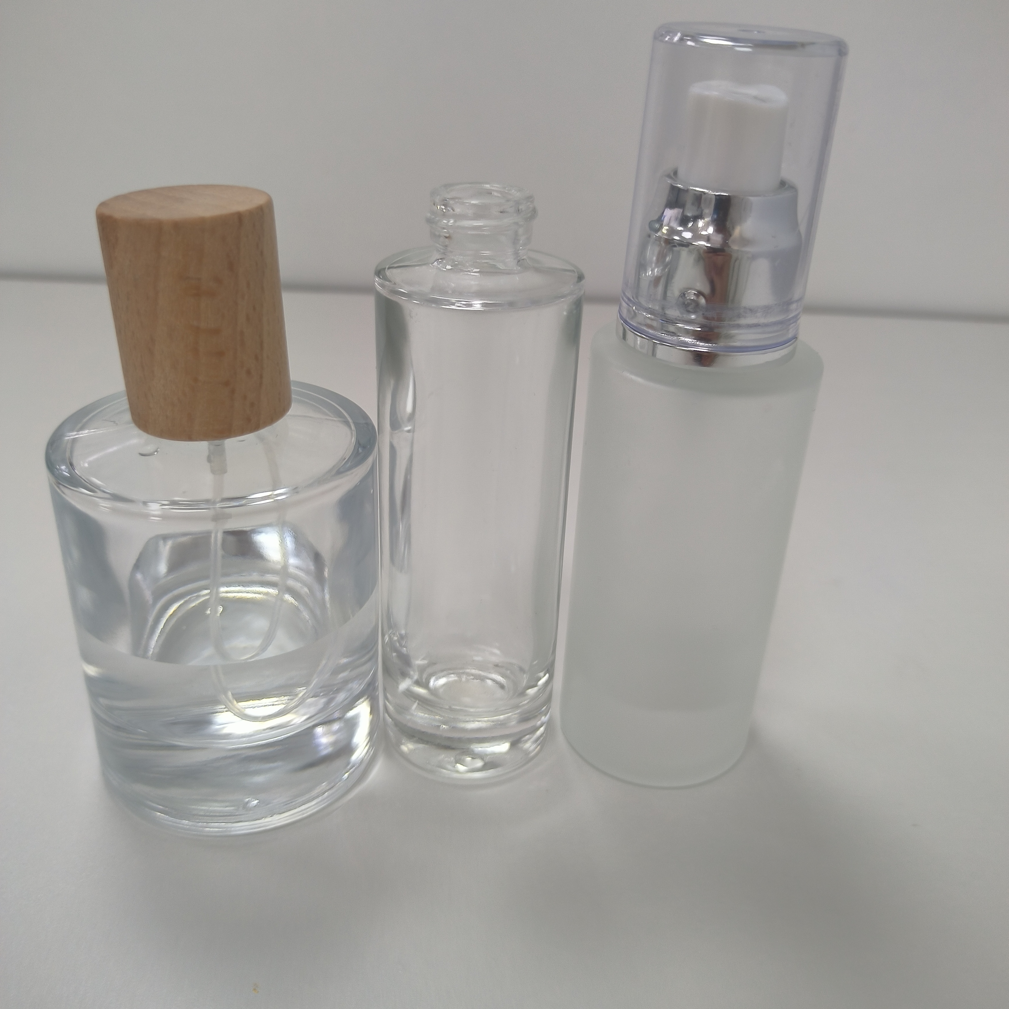 100ml  150ml cylindrical transparent perfume glass bottles fragrance reed perfume bottles