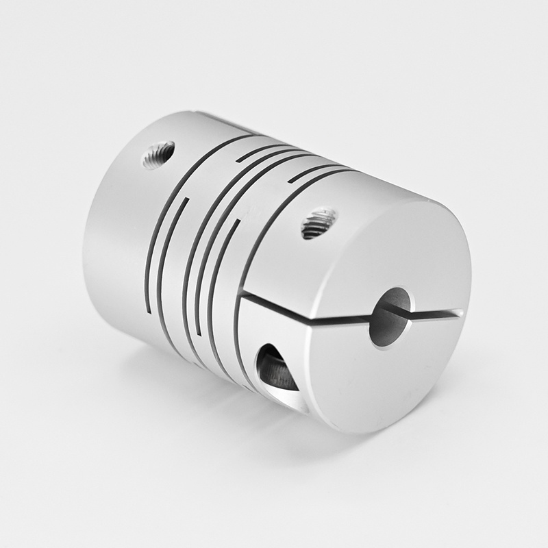 D40 L50 Aluminium Slit Style Electrode  Servomotor Flexible Shaft Parallel Lines Coupling