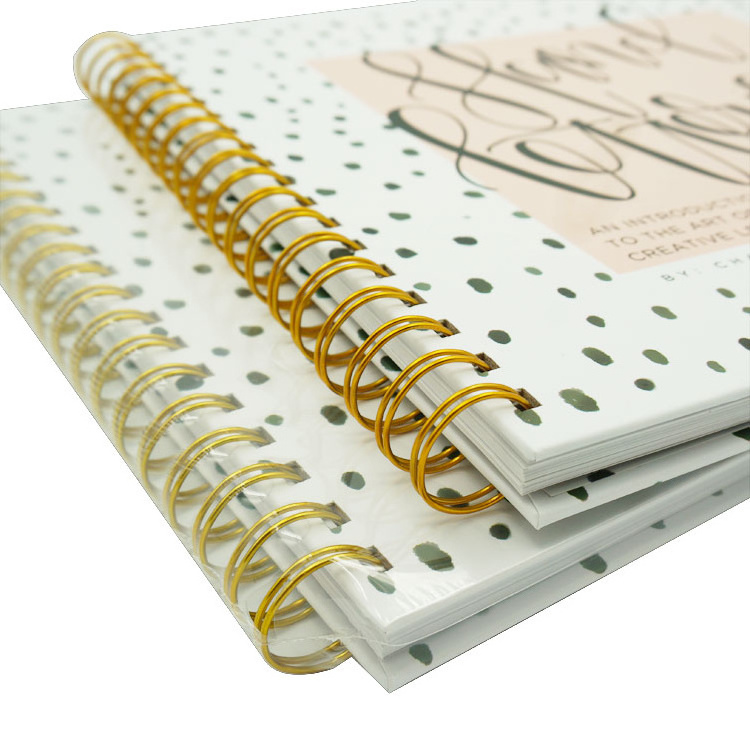 Custom o Spiral Book Printing Planner Journal Book printing wire service notebook printing