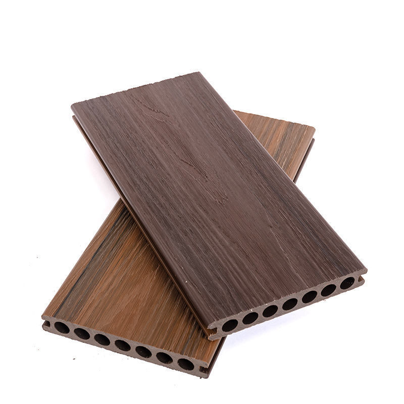 Xinghe   Factory price wpc outdoor decking floor wpc eco environmental recycle deck 3d embossing wood grain outdoor wpc decking