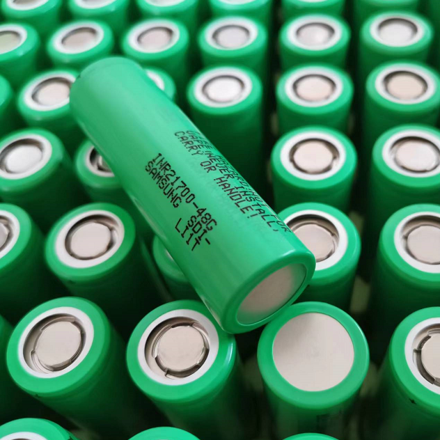 21700 nmc 4.8Ah 3.7V cylindrical battery 21700 3.7V 4.8Ah Battery Cell NMC 21700 Battery 5000Mah moq