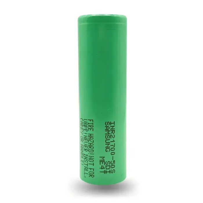 Samsung 3.7v Inr21700-50s 21700 5000mah Max Discharge 45A 21700 High Drain Flashlight Battery For Samsung 21700 50s