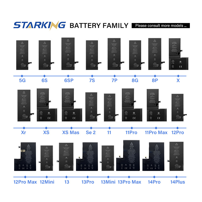 Factory Phone Rechargeable Cellphone Battery 1810mAh High Capacity 0 Cycle Mobile Built-in Battery For Phone 6g