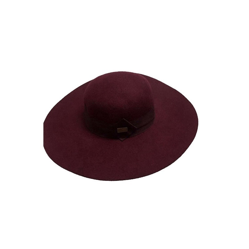 2023 China factory Hot sale cheap fedora hats men wide brim felt fedora sombreros panama hat Wholesale Custom Fedora felt Hat