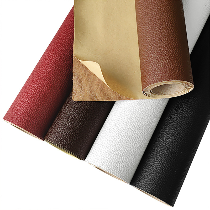 30*135cm litchi grain synthetic leather custom leather embossing designer embossed faux leather