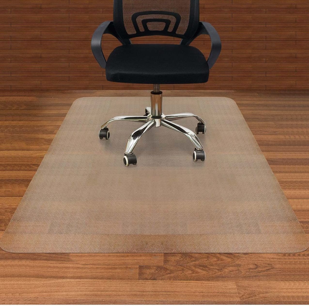 Custom Different Size Shape Chair Mat For Carpet Frosted PVC Office Chair Mat With Lip