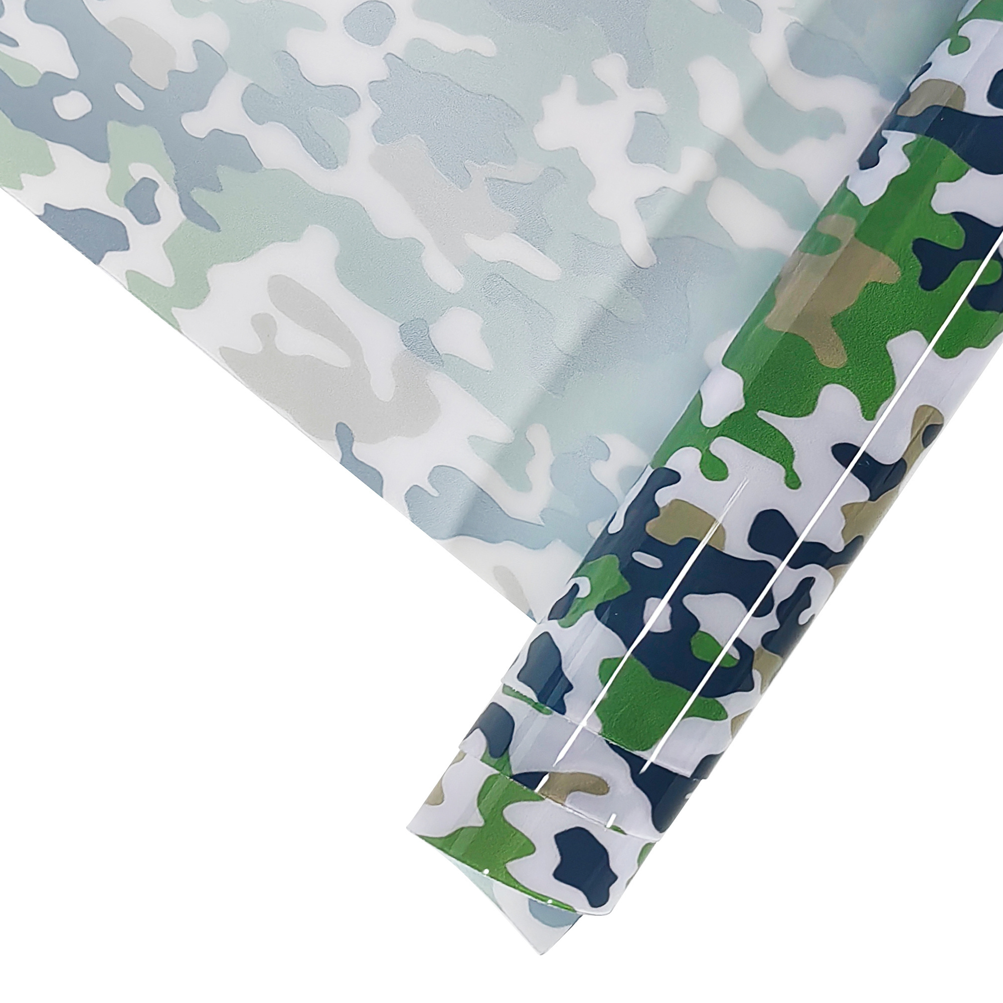 Custom Digital Camouflage Printing pvc film roll fabric Sheets PVC Printed plastic roll pvc Leather