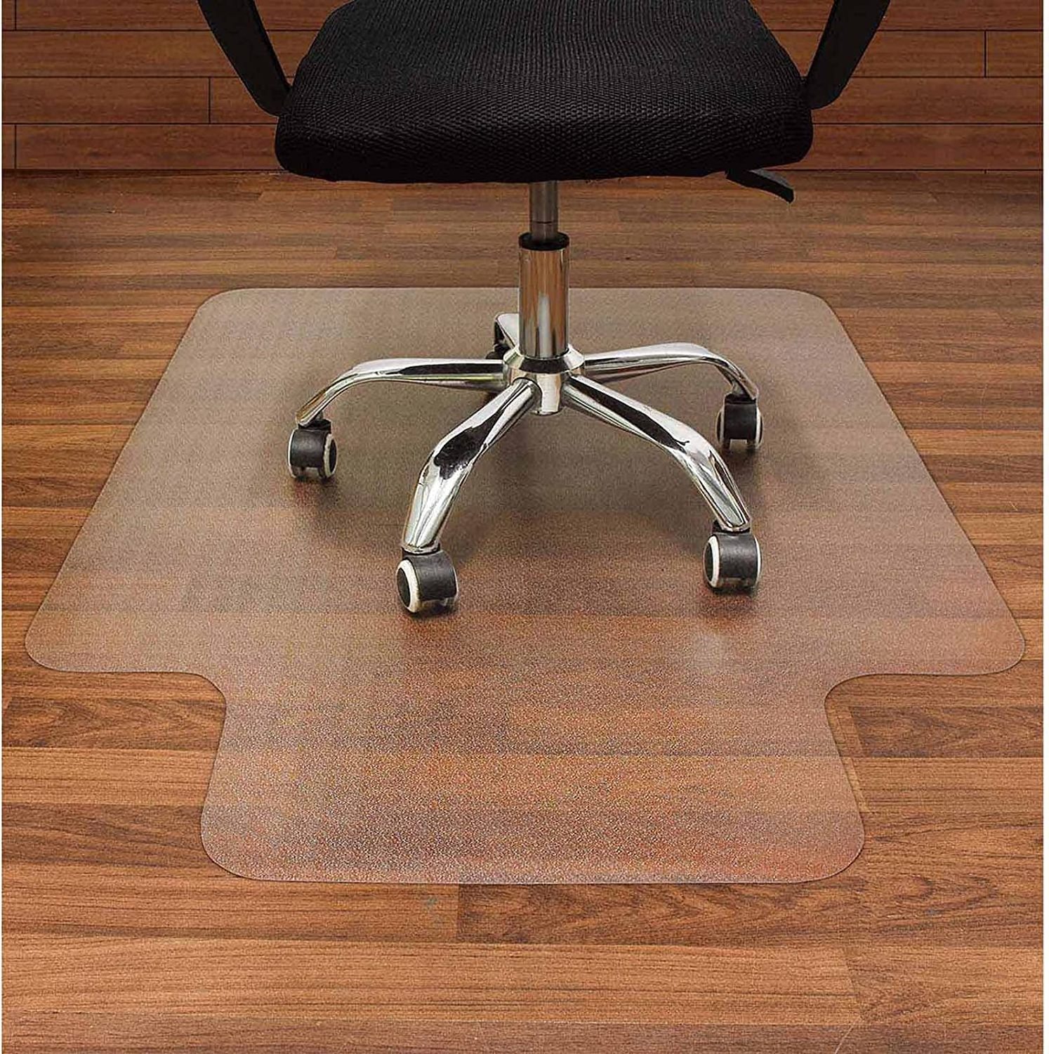 Custom Different Size Shape Chair Mat For Carpet Frosted PVC Office Chair Mat With Lip