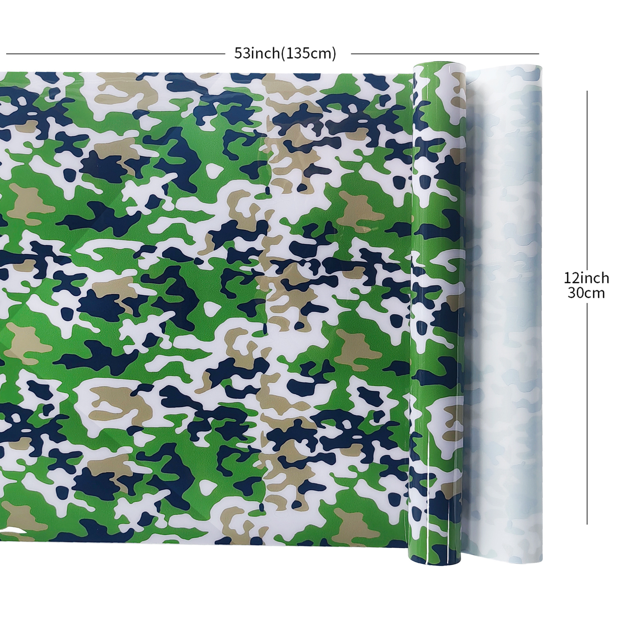 Custom Digital Camouflage Printing pvc film roll fabric Sheets PVC Printed plastic roll pvc Leather