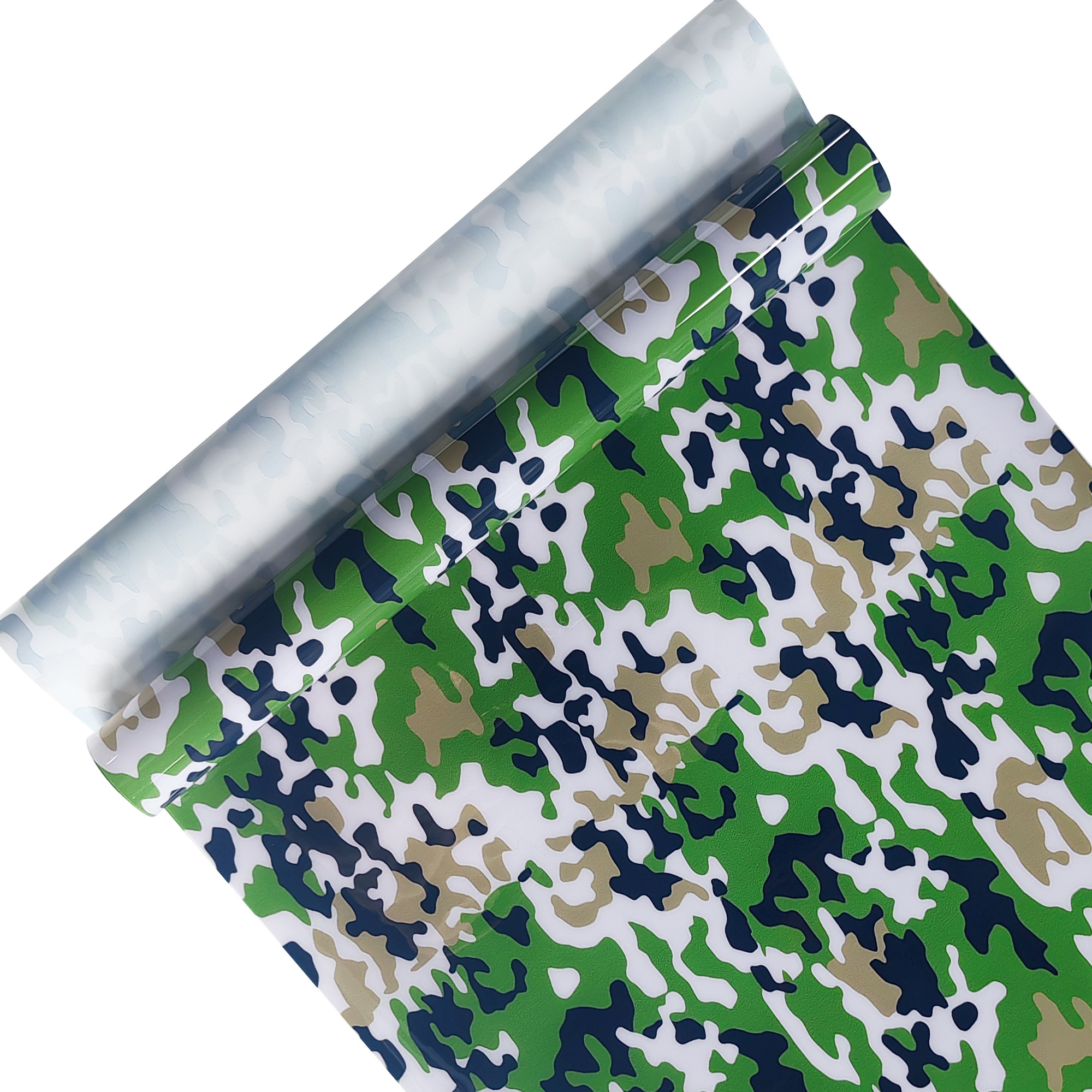 Custom Digital Camouflage Printing pvc film roll fabric Sheets PVC Printed plastic roll pvc Leather