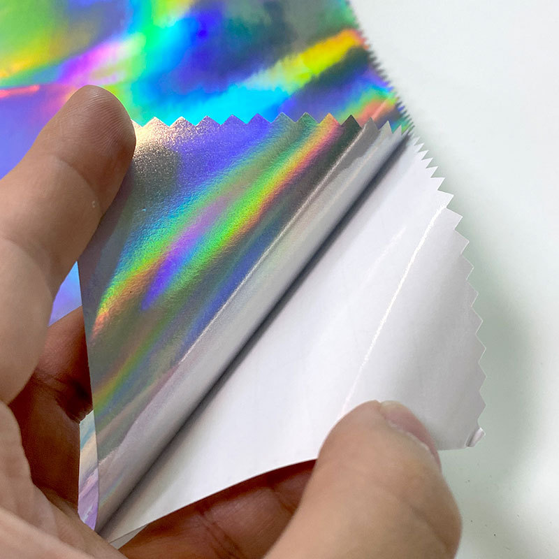 0.1-0.15mmSelf- Adhesive Opaque Transparent Dichroic Pvc Film for Making Window Decoration