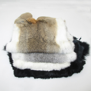 Wholesale Customized Normal Size Natural Color Cheap Price Rabbit Fur Skins Soft Full Real Rabbit Fur Pelts