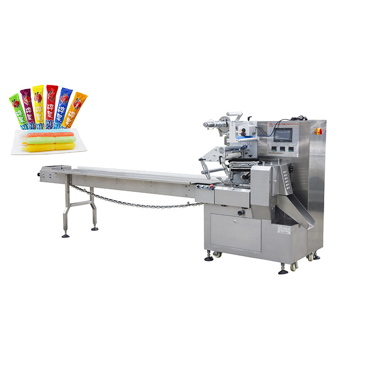 Automatic Ice Popsicle Packaging Machine Frozen Yogurt Ice Lolly Packing Machine