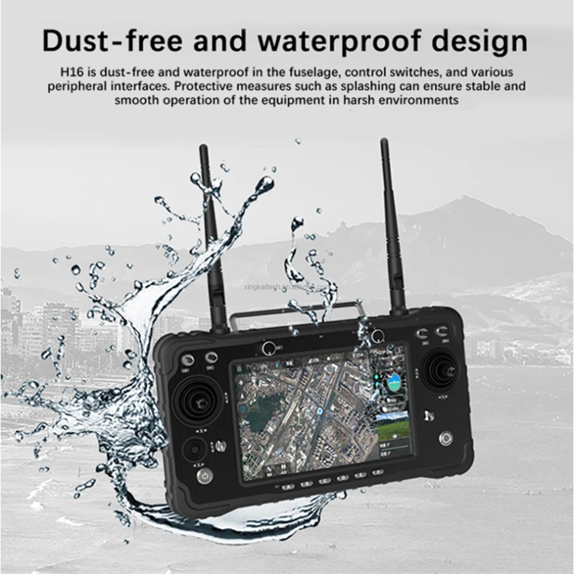 2.4GHz Handheld 1080P Screen Drone Digital Video Data Transmission Receiver Drone Remote Control Radio UAV Remote Controller