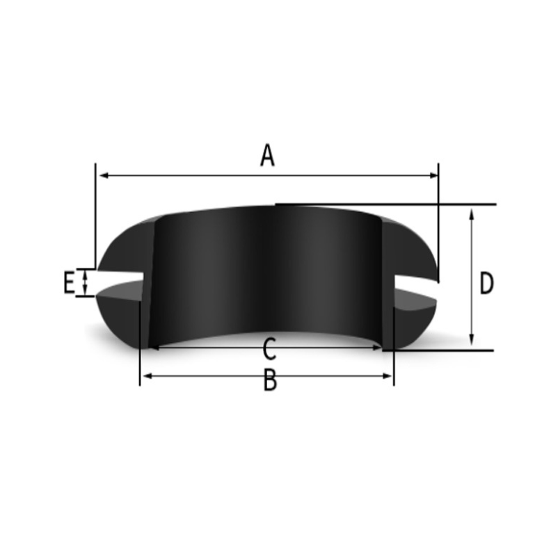 Factory Wholesale Food Grade Silicone Grommet Cheap Rubber Gasket  Custom High Quality Wire Silicone Rubber Grommet