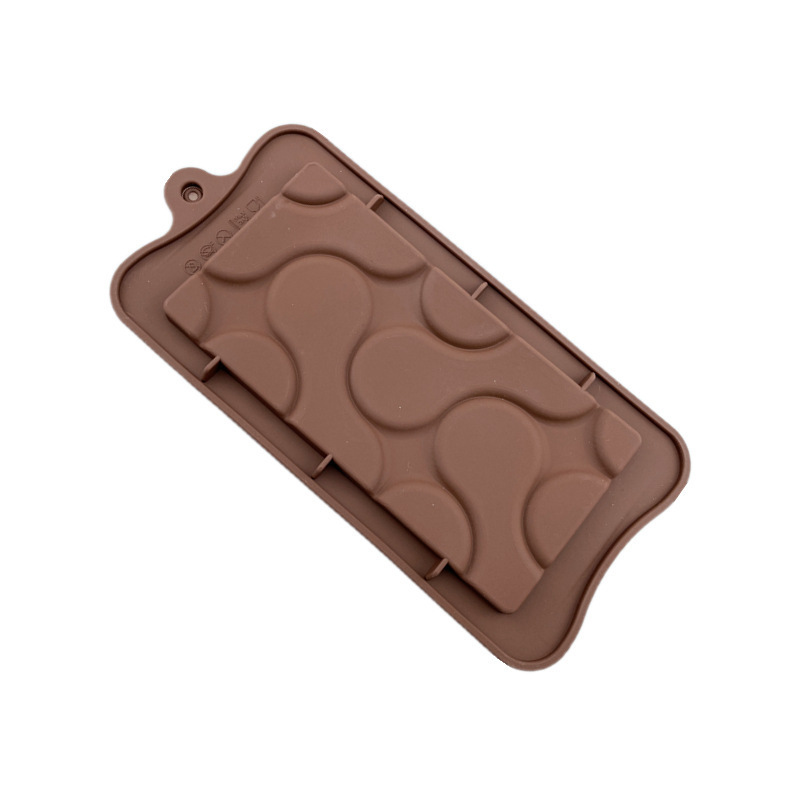 Hot Sale Rectangle Break-apart Silicone Chocolate Mold Chocolate Bar Mould