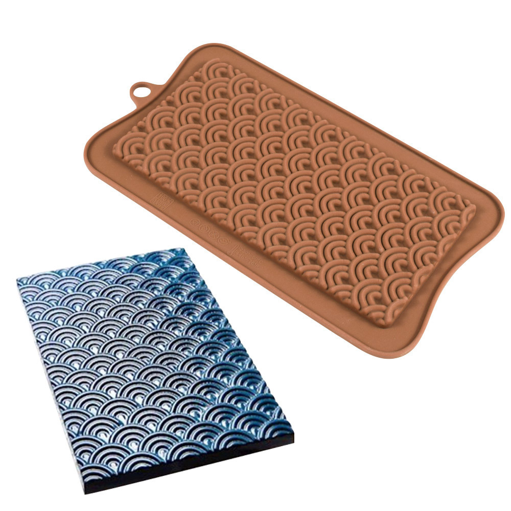 Hot Sale Rectangle Break-apart Silicone Chocolate Mold Chocolate Bar Mould