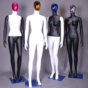 modern design styrofoam female full body egg head woman mannequin