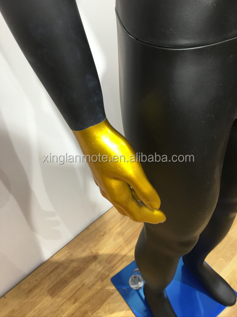 Clothing Display Mannequin Egg Golden Head Gold Hand Full Body Male Model Mannequins