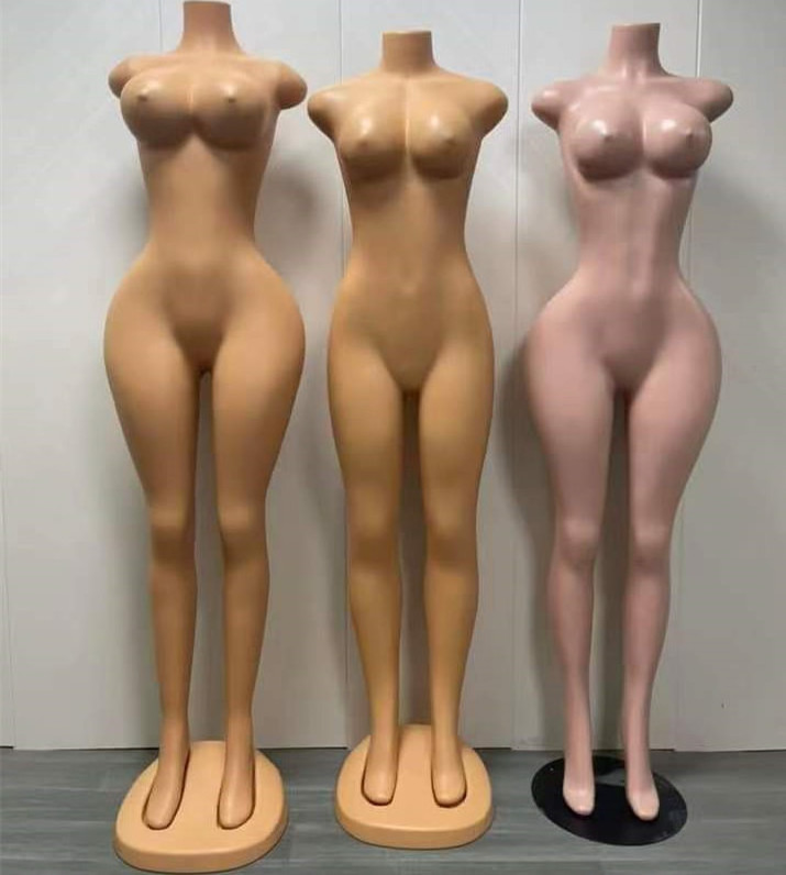 female full body BBL mannequins plus size big bust ass manikin Bikini mannequin