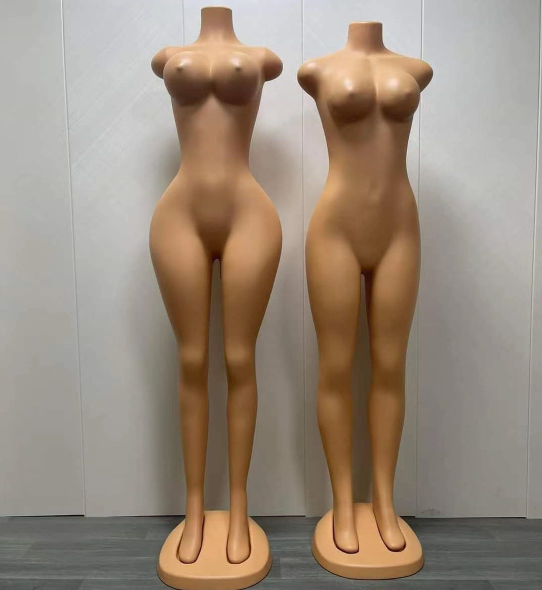 female full body BBL mannequins plus size big bust ass manikin Bikini mannequin