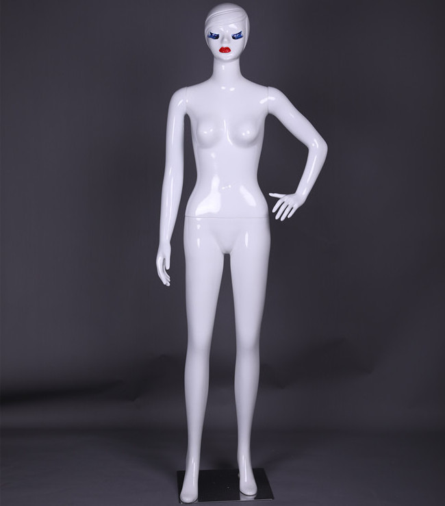 female bright white plastic full body cheap inflatable mannequin