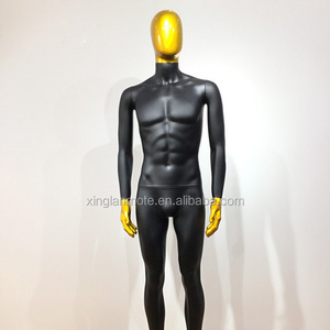 Clothing Display Mannequin Egg Golden Head Gold Hand Full Body Male Model Mannequins