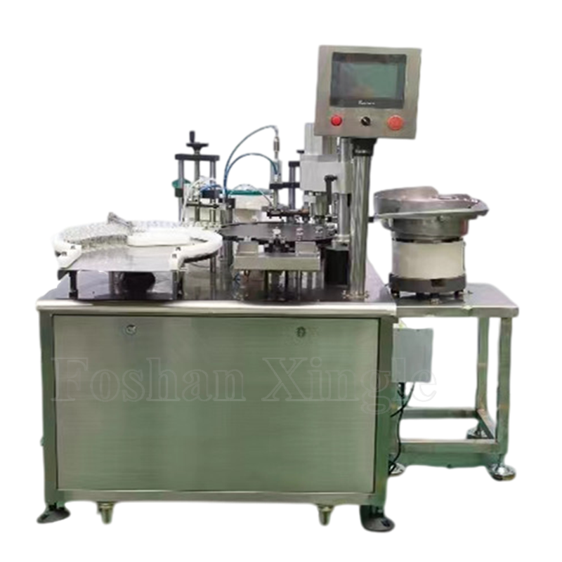 Liquid Prefilled Syringe Capping And Labeling 5Ml Automatic Glue Adhesive Filler Sealant Filling Machine For Silicone Cartridge