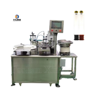 Automatic Prefilled Syringe Dental And Stoppering Liquid Capping Vial Cartridge Filling Machine