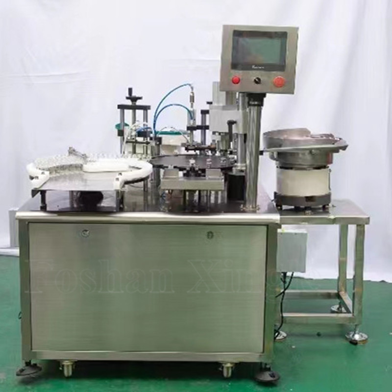 Liquid Prefilled Syringe Capping And Labeling 5Ml Automatic Glue Adhesive Filler Sealant Filling Machine For Silicone Cartridge