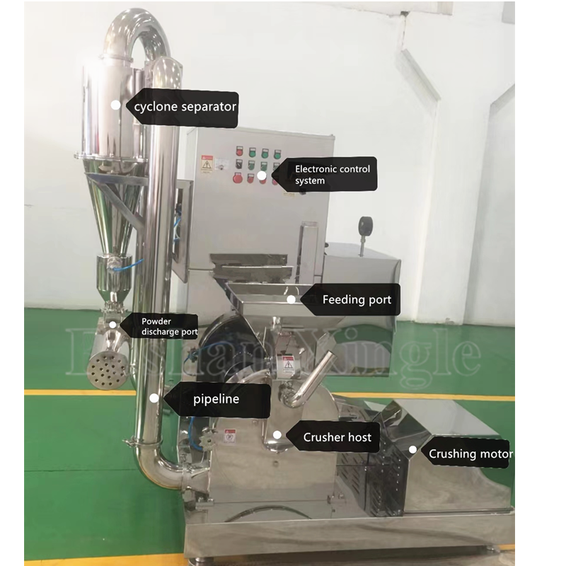 Laboratory Pulverizer Food Spices Industrial Fine Grinder For Vegetables Red Chili Powder Grinding Machine