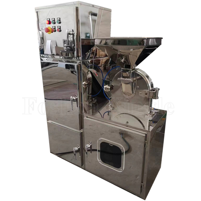 Fine Stainless Steel Rosemary Pulverizer Dry Chili Grinder Moringa Leaf Powder Grinding Making Machine