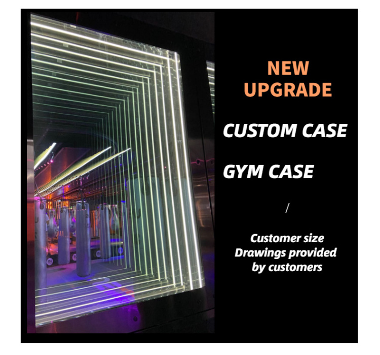 Customized neon lights bar sign shop decoration logo letter 3d  infinity mirror led dance floor