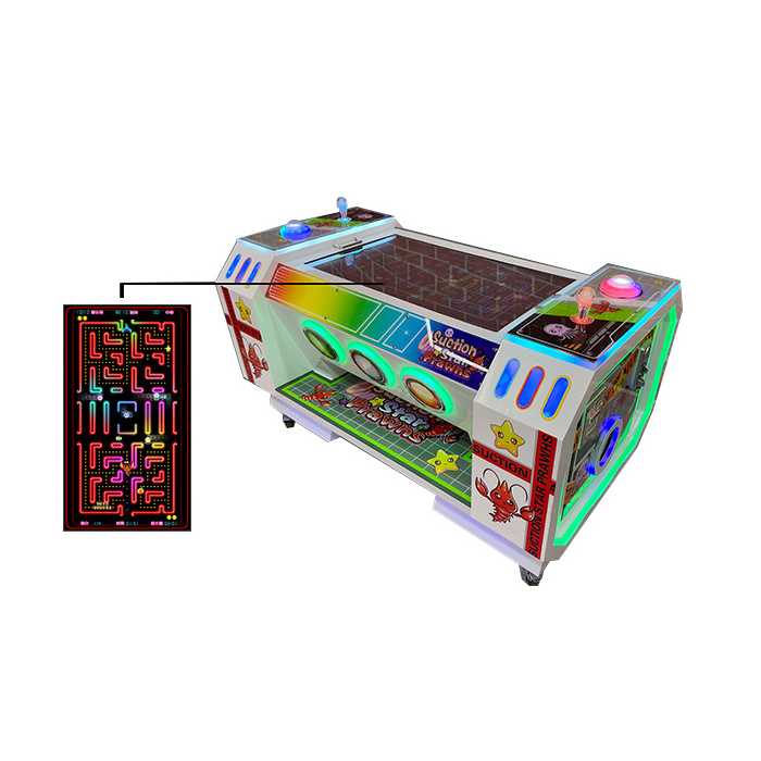 Coin operated video table top 2 players battle fighting arcade game machine