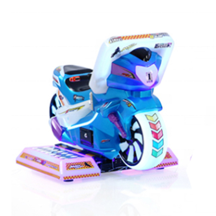 Amusement park kiddie rides supplies coin operated simulator coin motorcycle arcade game super bike racing car game machine