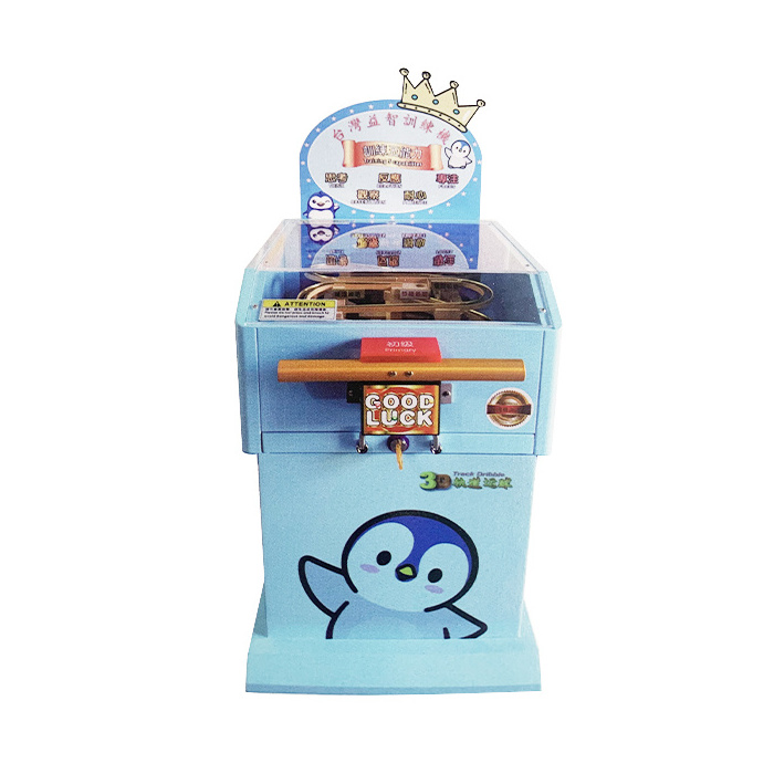 3d kids track dribble educational coin operated ball drop puzzle practicing training skill prize pinball vending machine