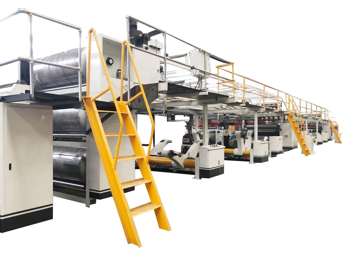 Used Corrugated cardboard production line second hand carton box making machine corrugation machine