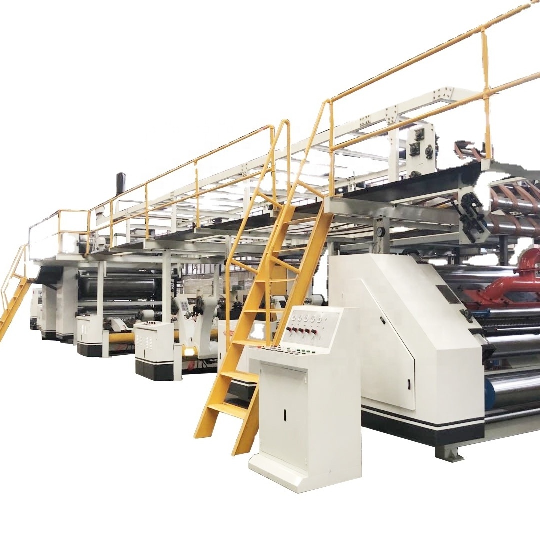 Automatic Corrugated carton box making machine / corrugation sheet production line in Russia market