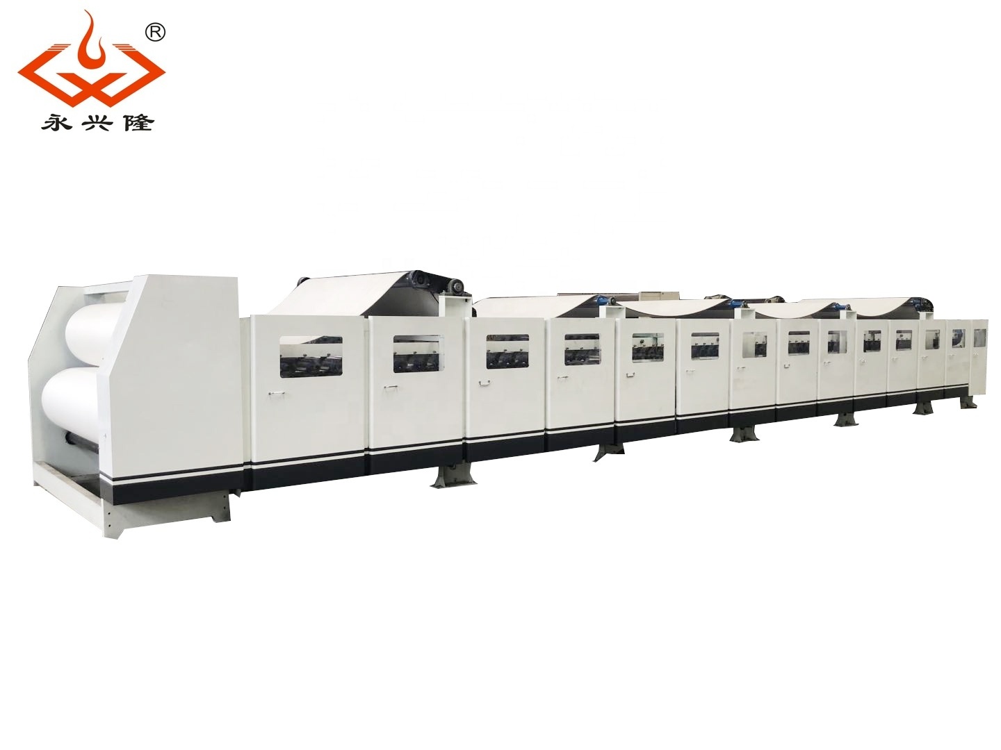 Automatic corrugated cardboard making line/corrugated machine / carton box manufacturing plant