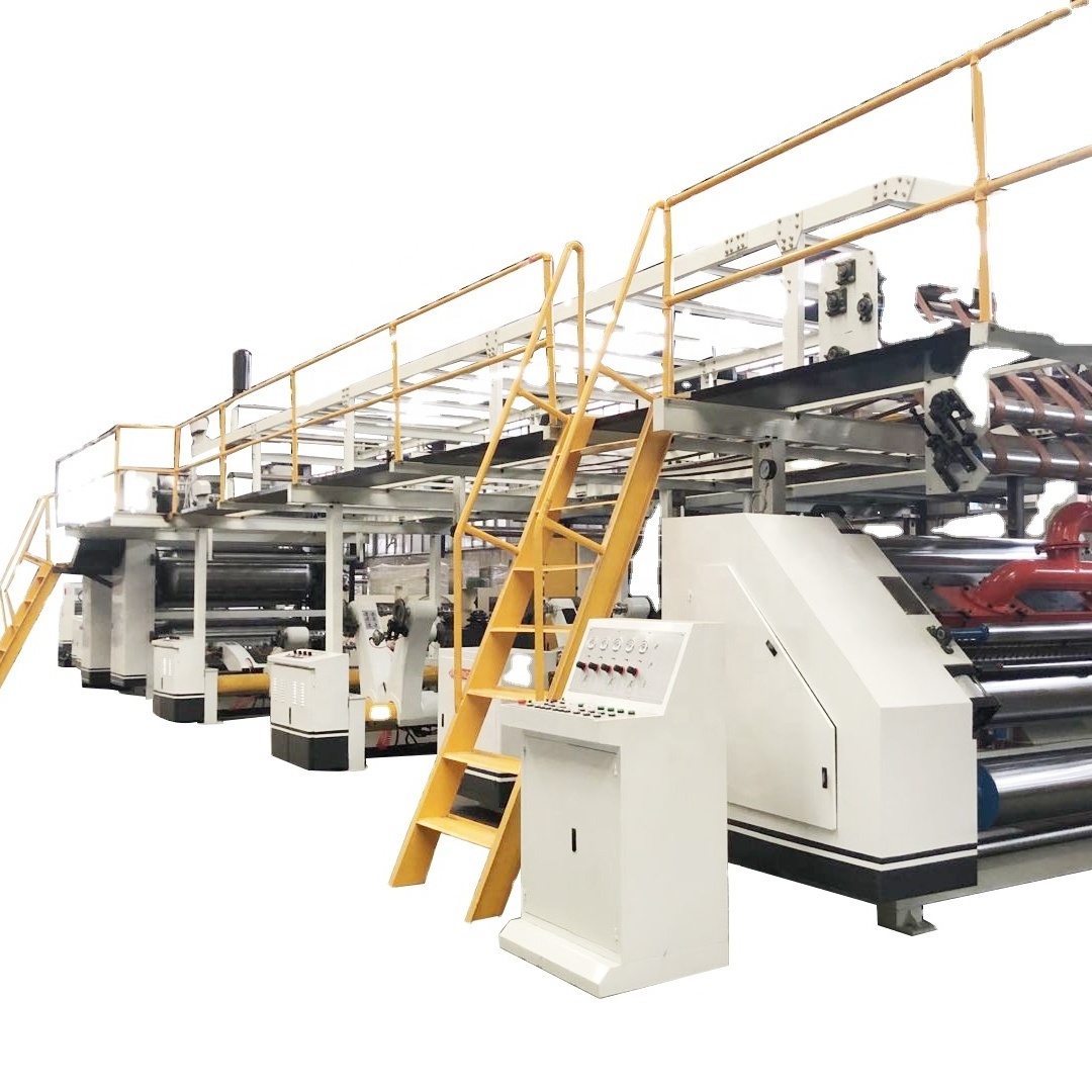 Used Corrugated cardboard production line second hand carton box making machine corrugation machine