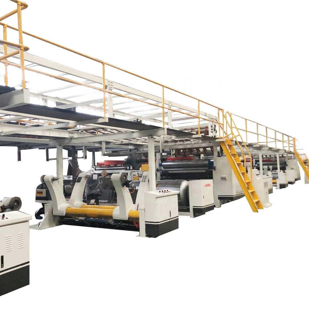 Automatic Corrugated carton box making machine / corrugation sheet production line in Russia market