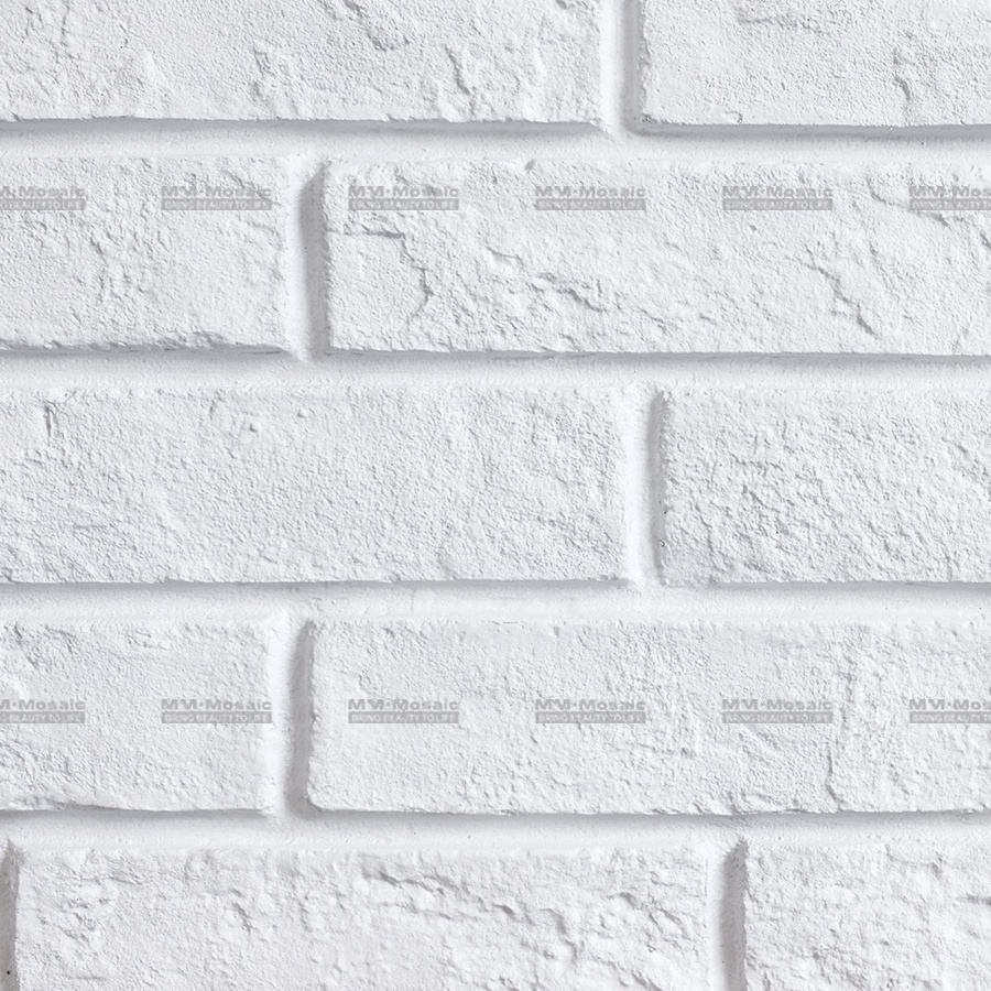 Antique White Siding Artificial Faux Brick Pu Stone Cladding Polyurethane Foam Wall Panel