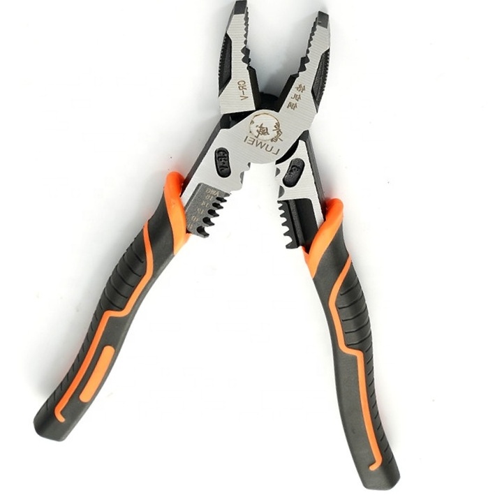 Hand Tool Long Nose Pliers CR - V Steel Function Combination Plier